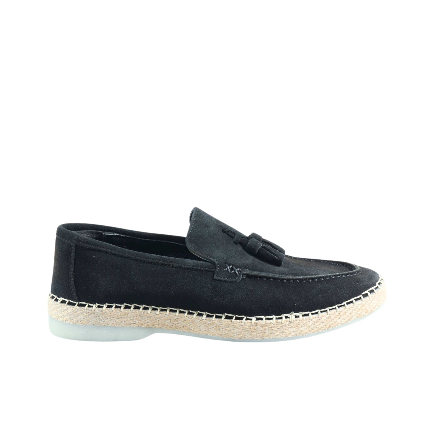 BALE Mens Shoes 41 / Black BALE - Espadrilles suede Formal Shoe