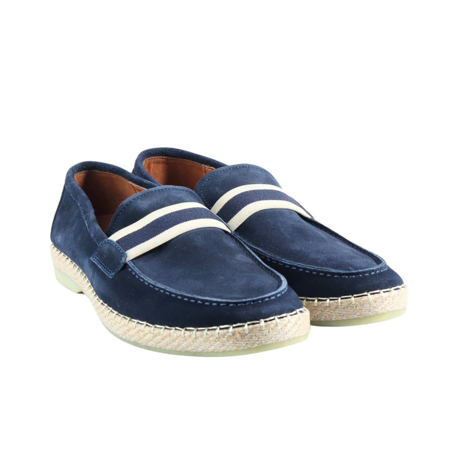 BAMBI Mens Shoes 43 / Dark blue BAMBI - SUEDE ESPADRILLE Loafers