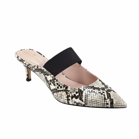 BANDOLINO Womens Shoes 37.5 / Multi-Color BANDOLINO - Faux Leather Slip on Kitten Heels