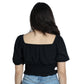 BAR III Womens Tops M / Black BAR III - Square Neck Blouse