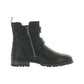 BARBOUR Womens Shoes 39.5 / Black BARBOUR - Marina Buckled Moto Boots