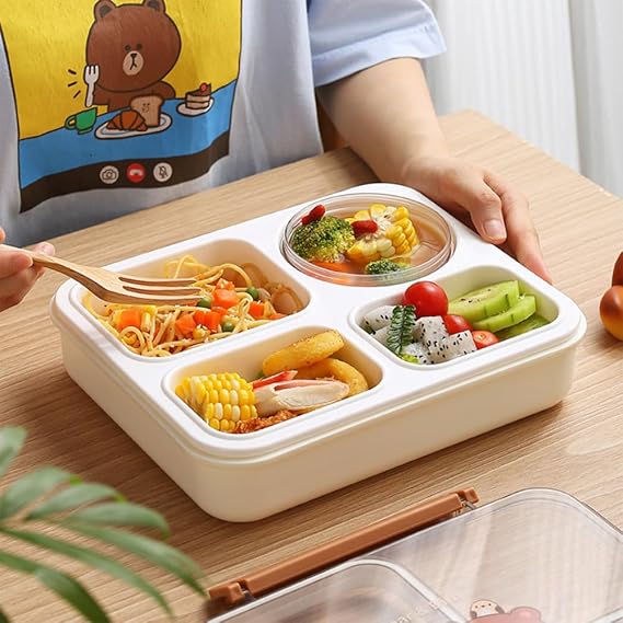 BEAR & BIRD School Supplies BEAR & BIRD -  Box Kids  Leakproof Heated Thermal Lunch Box With Insulated Soup Jar