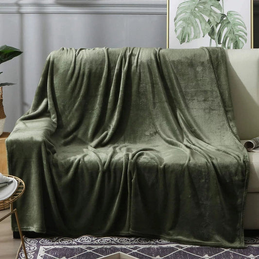 BEAUTY Blankets King / Green BEAUTY - Ulta Soft Plushblanket