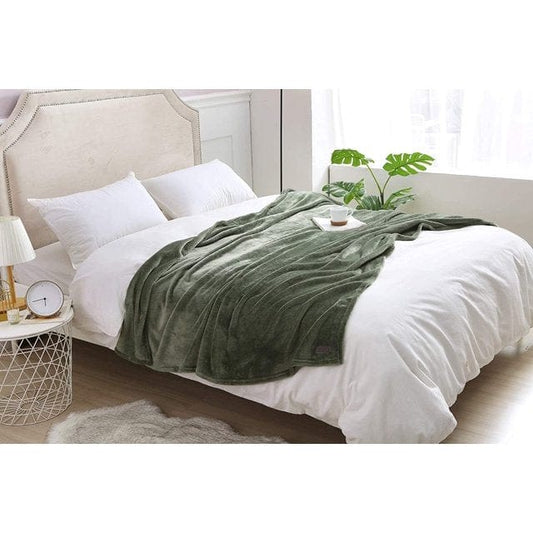BEAUTY Blankets King / Green BEAUTY - Ulta Soft Plushblanket