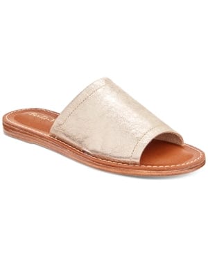 BELLA VITA Womens Shoes 38 / Silver BELLA VITA - Ros-Italy Slide Slipper