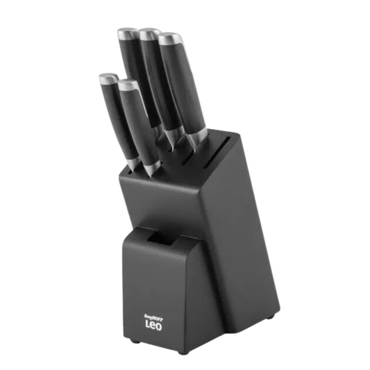 BERGHOFF Kitchenware BERGHOFF - 6-pc knife block set Graphite