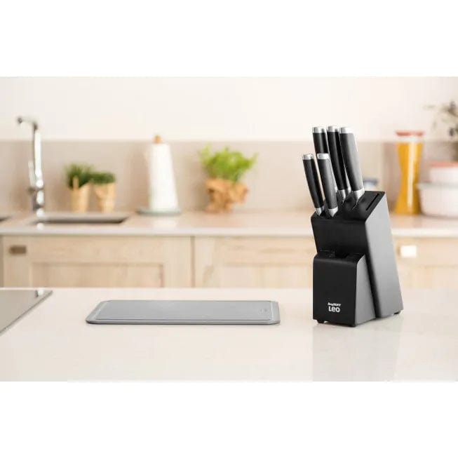 BERGHOFF Kitchenware BERGHOFF - 6-pc knife block set Graphite