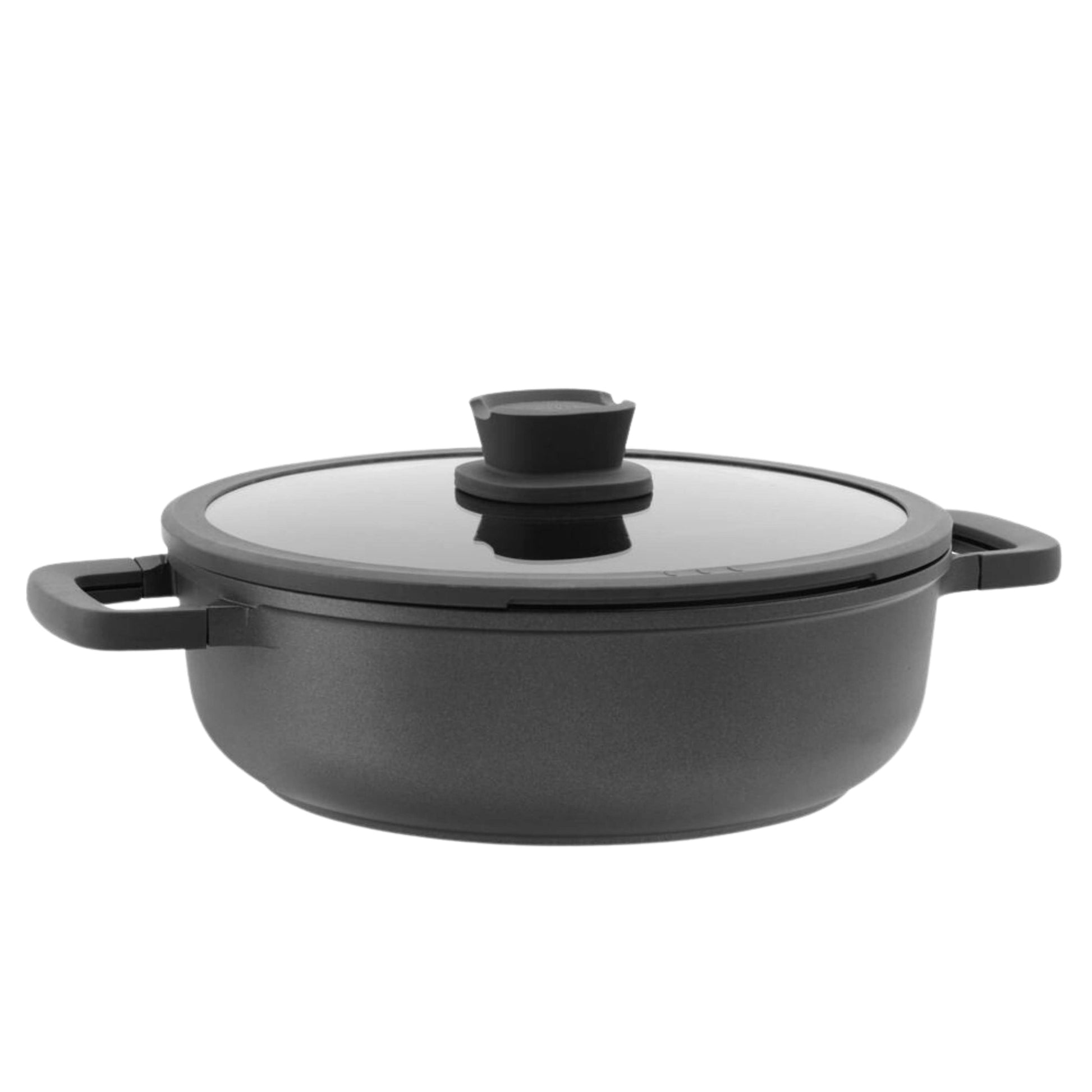 BERGHOFF Kitchenware BERGHOFF - Covered 2-handle sauté pan non-stick Stone+ 28cm