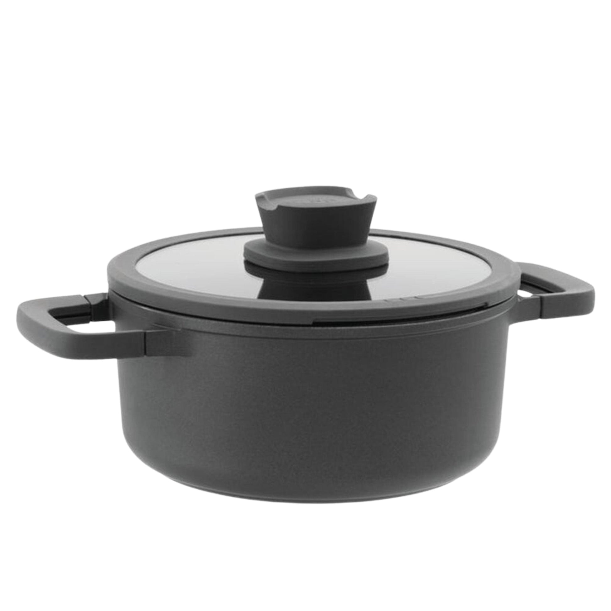 BERGHOFF Kitchenware BERGHOFF - Covered casserole non-stick Stone+ 20cm