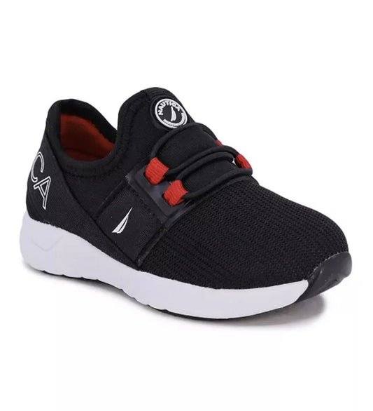Beyond Marketplace Baby Shoes 24 / Black NAUTICA -  Baby - Neave Emboss Athletic Sneaker