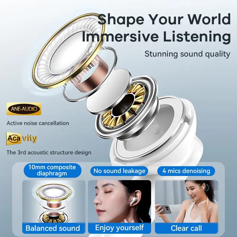 Beyond Marketplace Electronic Accessories REMAX - Ziye Series ANC+ENC Wireless Earbuds
