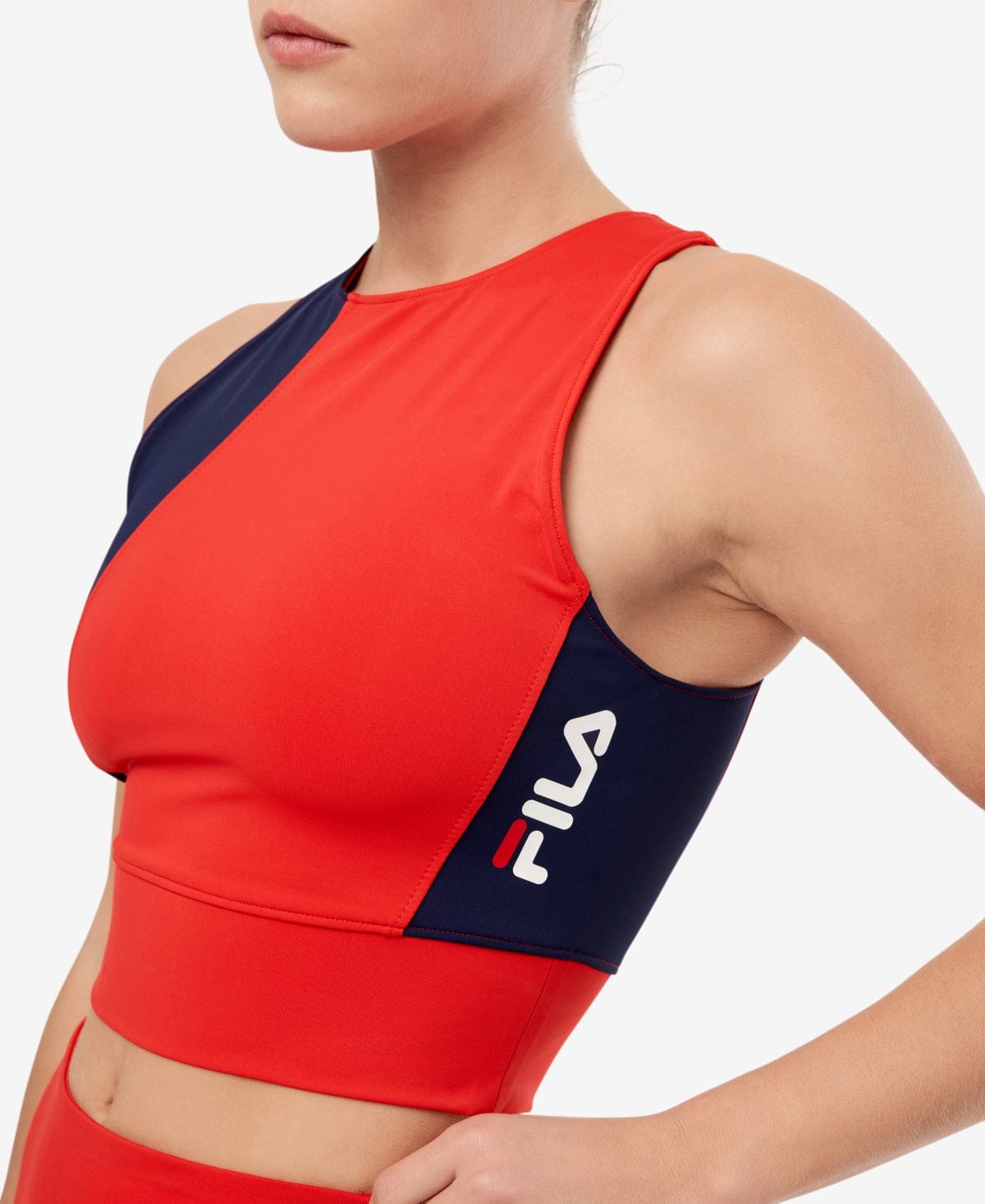 Beyond Marketplace Multi-Color / XS FILA - Racerback Cropped Tank Top