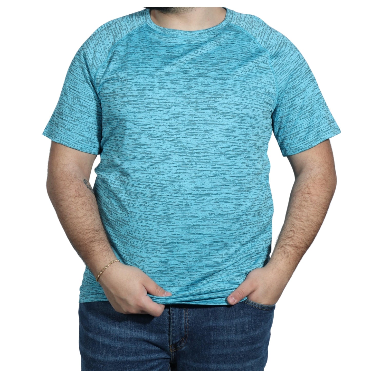 Beyond Marketplace XERSION Large Tall / Blue XERSION - Round Neck T-shirt