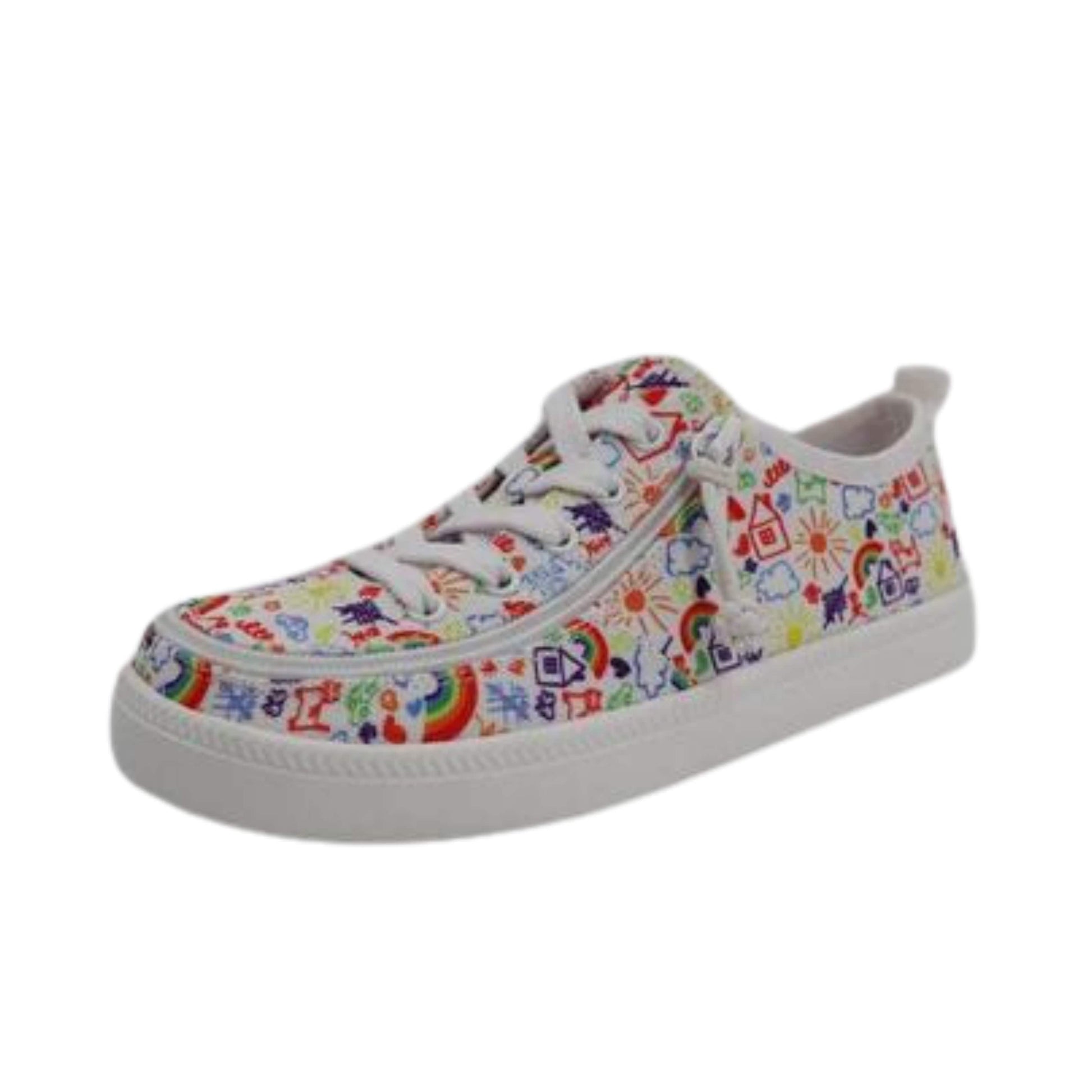 BILLY Kids Shoes 30 / Multi-Color BILLY - KIDS - Rainbow Harbor Zipper Sneakers