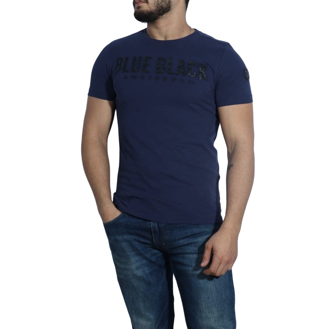 BLUE BLACK S / Navy BLUE BLACK - Logo T-Shirt