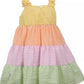 BONNIE BABY Baby Girl 18 Month / Multi-Color BONNIE BABY - Baby -  Block Seersucker Dress