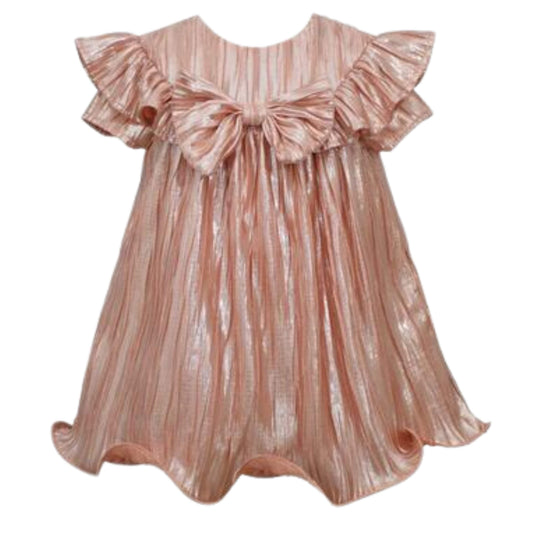 BONNIE BABY Baby Girl 6-9 Month / Pink BONNIE BABY - BABY - Pleated Dress With Pantie