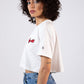 Boshies Crop Top White Side Hobb حب Crop Top