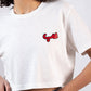 Boshies Crop Top White Side Hobb حب Crop Top