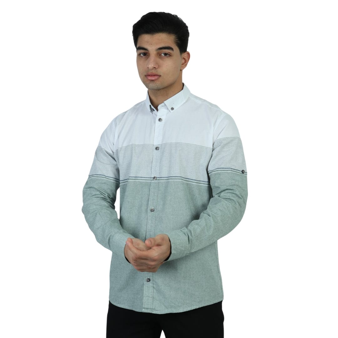 BOYCOTT Mens Tops L / Dark Green BOYCOTT - Long Sleeve Shirts