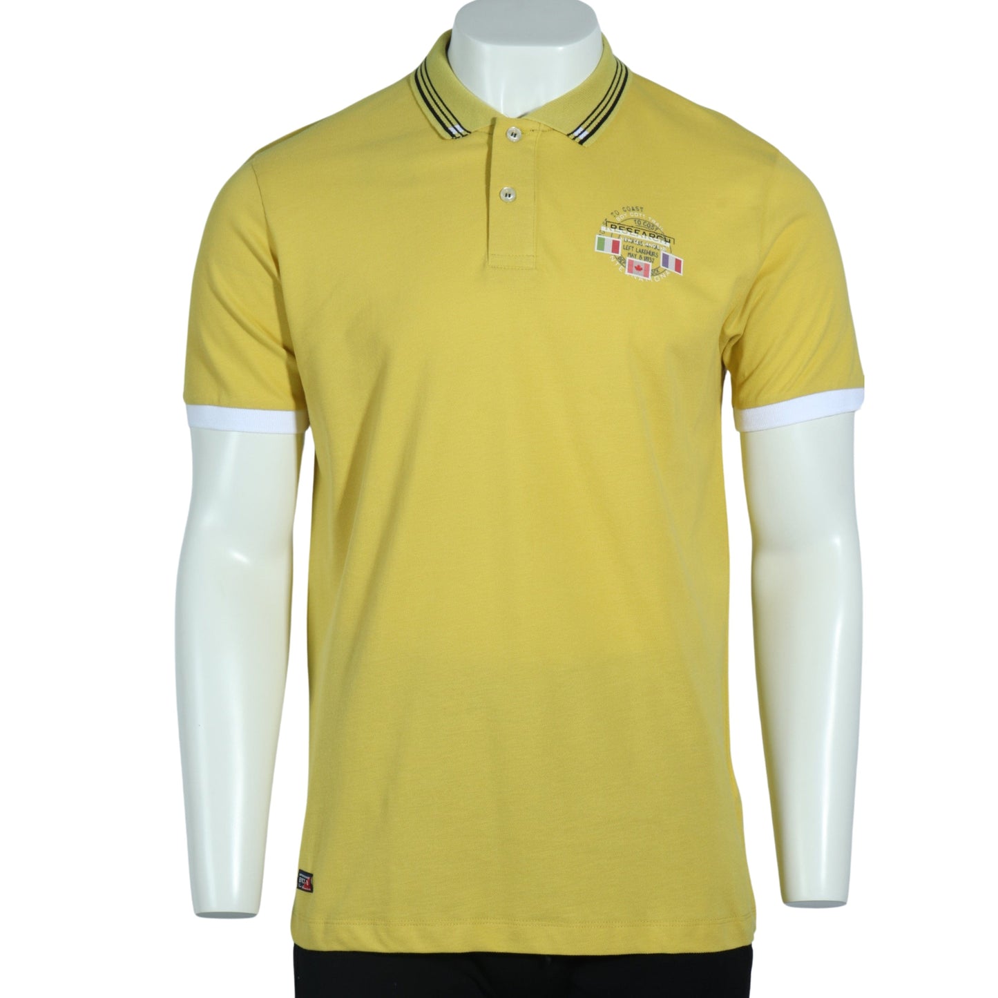 BOYCOTT Mens Tops XL / Yellow BOYCOTT - Pull Over T-Shirt
