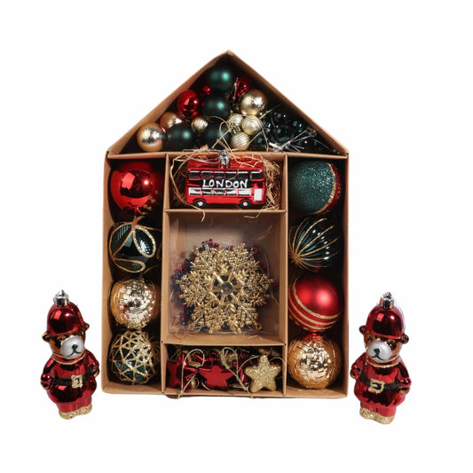 BRANDS & BEYOND Christmas Decoration Shatterproof Christmas Tree Balls