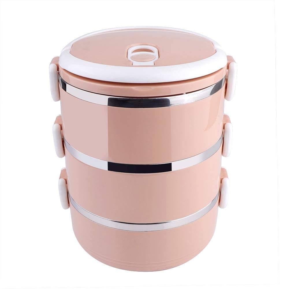 BRANDS & BEYOND Kitchenware Pink Food jar Eco-Friendly Stainless Steel Sealed Lunch Box