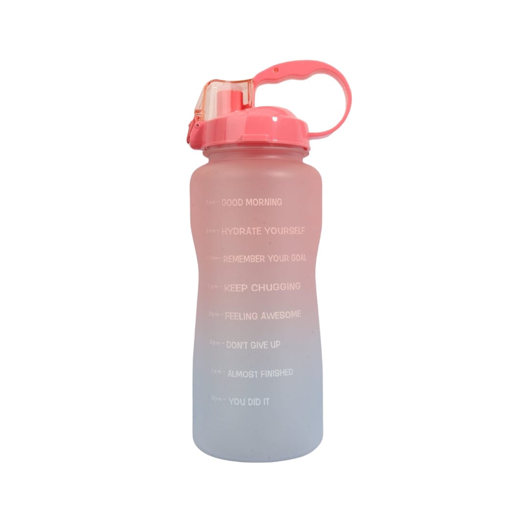 BRANDS & BEYOND Kitchenware Pink Half Gallon 64Oz Motivational Water Bottle