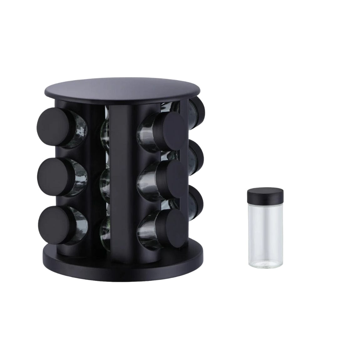 BRANDS & BEYOND Kitchenware Black Rotating Seasoning Organizer