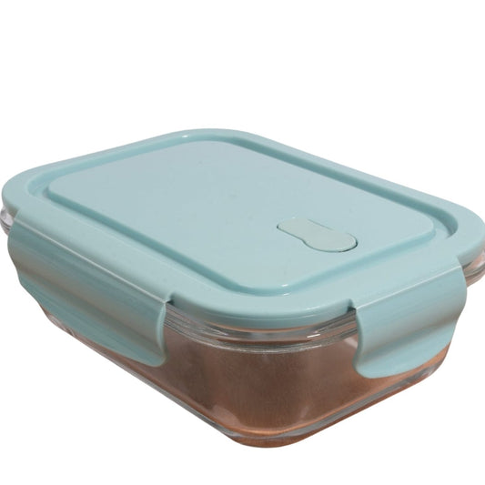 BRANDS & BEYOND Kitchenware 1040 ML Square Borosilicate Glass Lunch Box