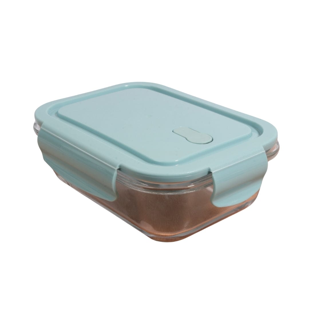 2 Round Microwavable Glass Lunch Box (Foodluck Flat) - ICYCSBS400H