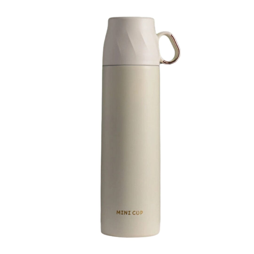 BRANDS & BEYOND Kitchenware Off-White Stainless Steel Insulated Water Bottle