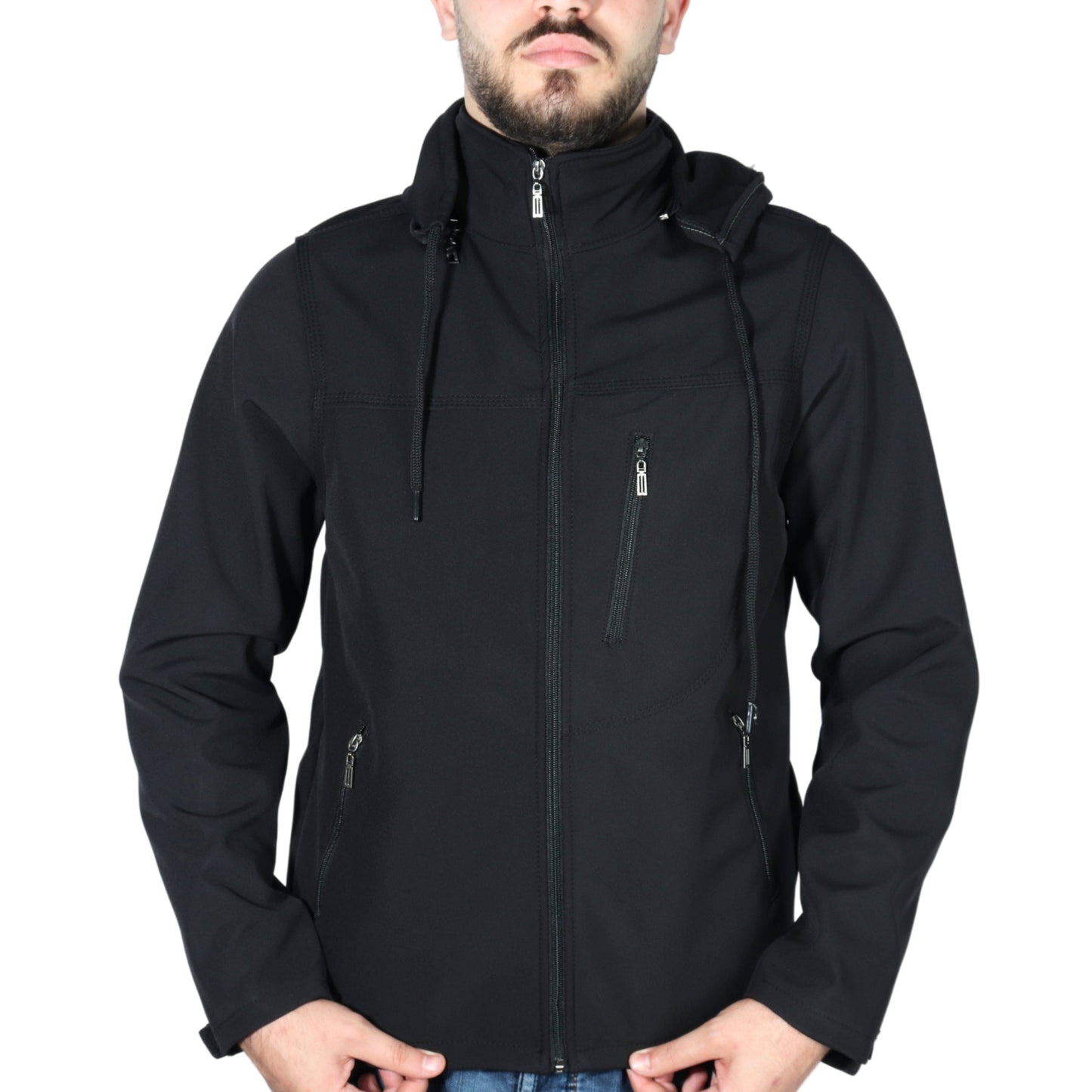 BRANDS & BEYOND Mens Jackets XS / Black Pull Over Casual Jacket