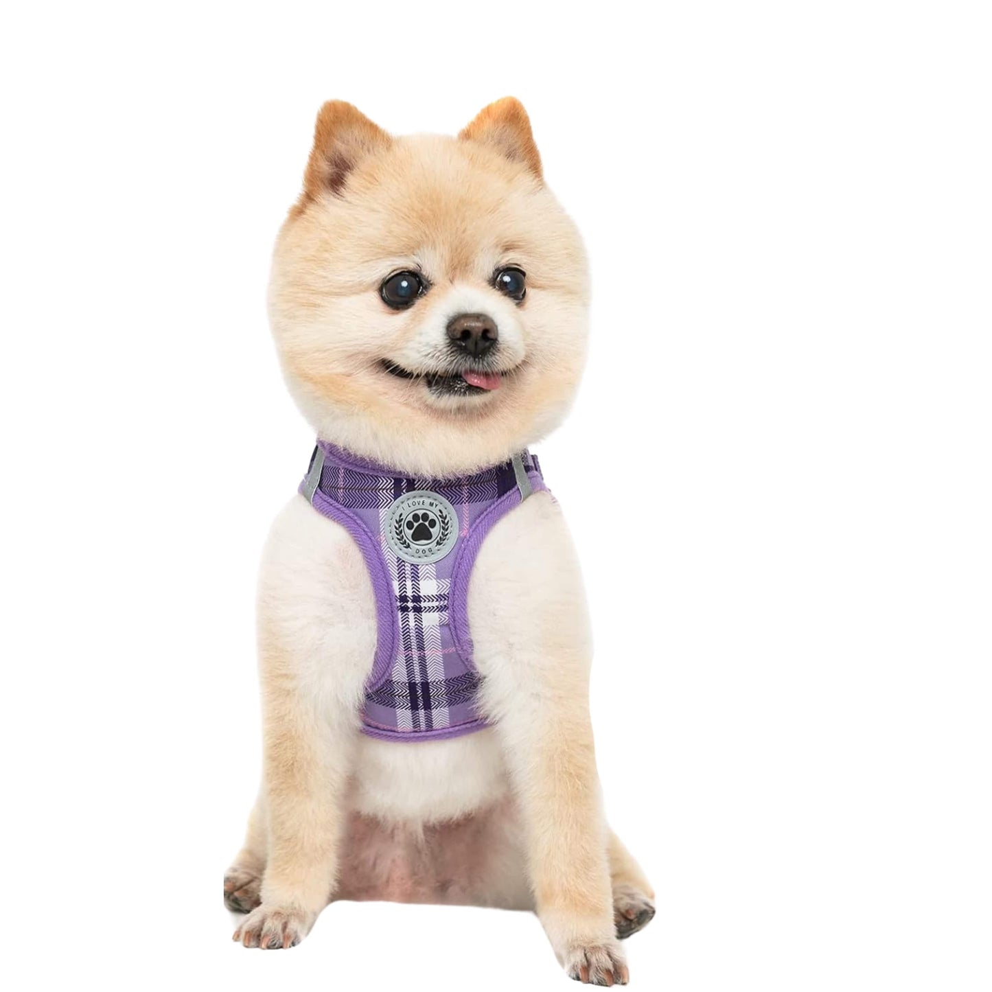 BRANDS & BEYOND Pet Accessories S / Purple Plaid dog harness