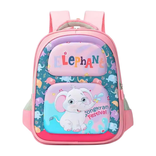 BRANDS & BEYOND School Bags Multi-Color 3D Cartoon Animal Kids Backpack