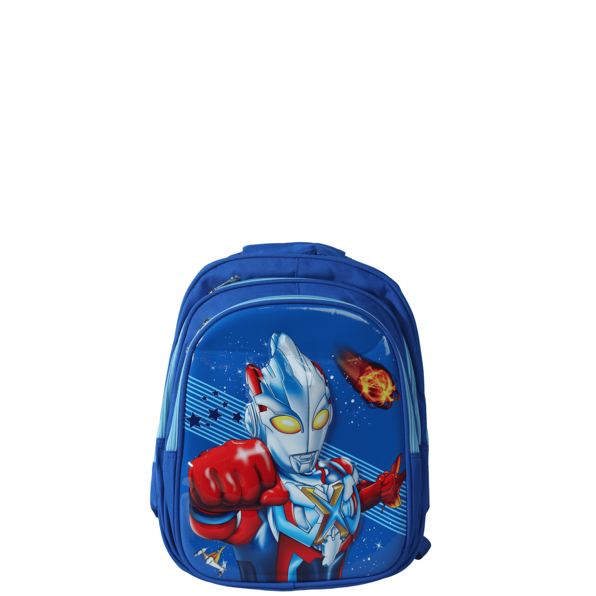 BRANDS & BEYOND School Bags Blue 3D IMAGE Robot fighter bag school kids bags