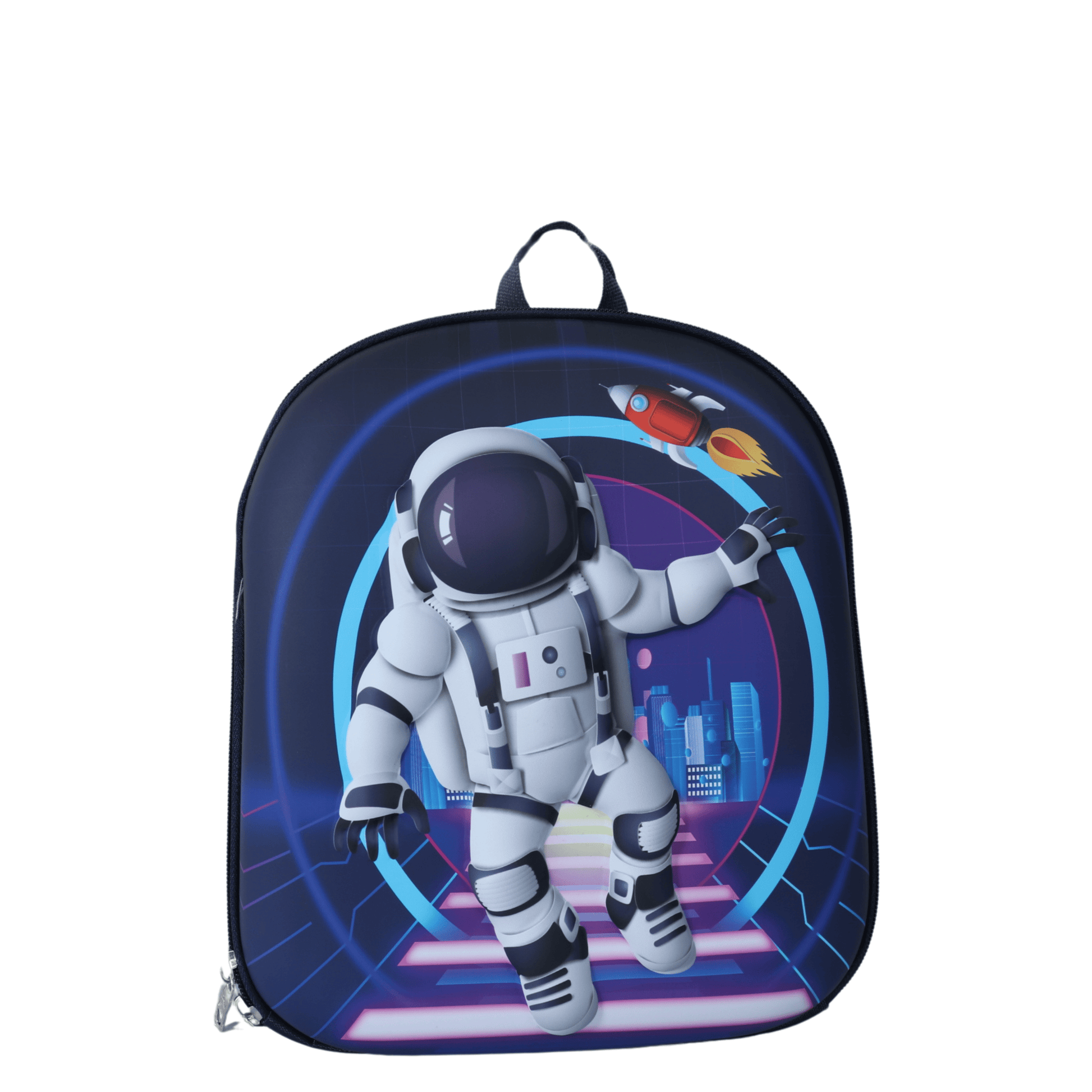 BRANDS & BEYOND School Bags Navy Astronaut Hard-shell Backpack for Toddlers