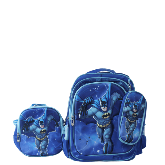 BRANDS & BEYOND School Bags Dark Blue Batman superhero schoolbag boys backpack