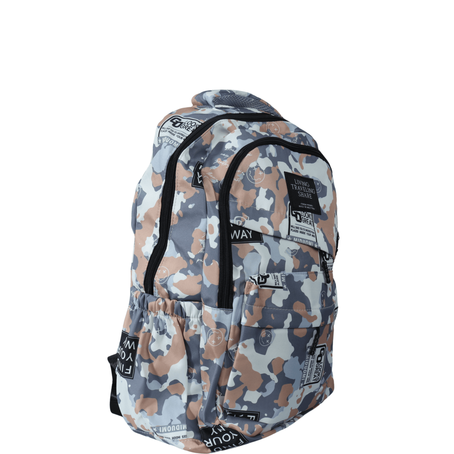 BRANDS & BEYOND School Bags Multi-Color Camo Highschool school bag