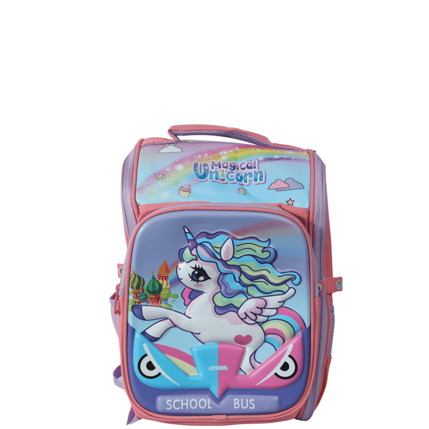 BRANDS & BEYOND School Bags Pink Cute flying unicorn school bag