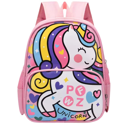 BRANDS & BEYOND School Bags Pink Kindergarten School Bag Cartoon Cute and Fashionable Versatile