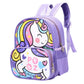 BRANDS & BEYOND School Bags Purple Kindergarten School Bag Cartoon Cute and Fashionable Versatile