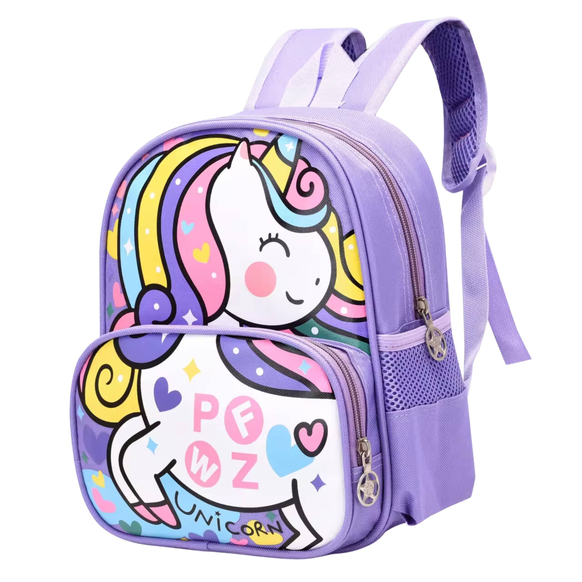 BRANDS & BEYOND School Bags Purple Kindergarten School Bag Cartoon Cute and Fashionable Versatile