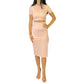 BRANDS & BEYOND Women Sets One Size / Light Pink Round Neck Top With Skirt Set