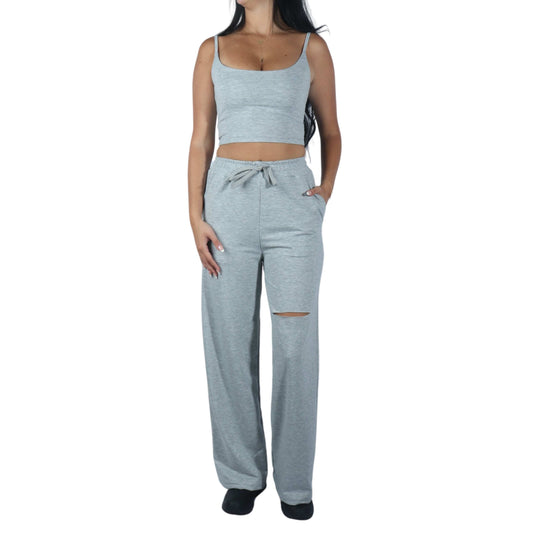 BRANDS & BEYOND Women Sets M / Grey Set Includes Top With Pant