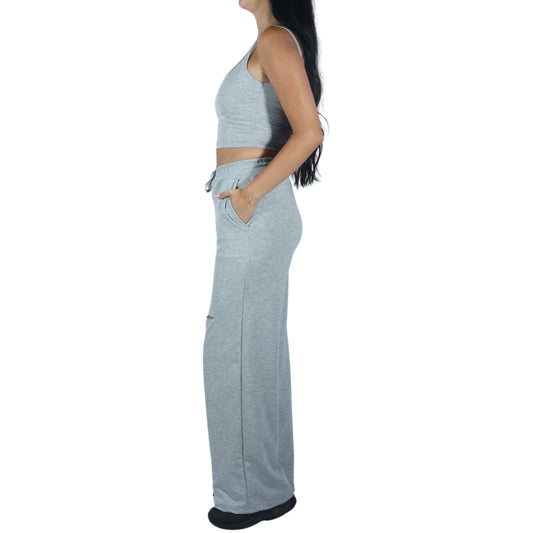 BRANDS & BEYOND Women Sets M / Grey Set Includes Top With Pant