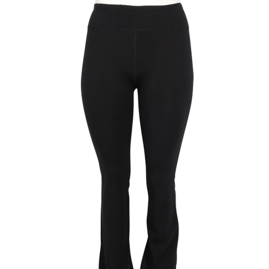 BRANDS & BEYOND Womens Bottoms XL / Black l Foldover Bootcut Yoga Legging
