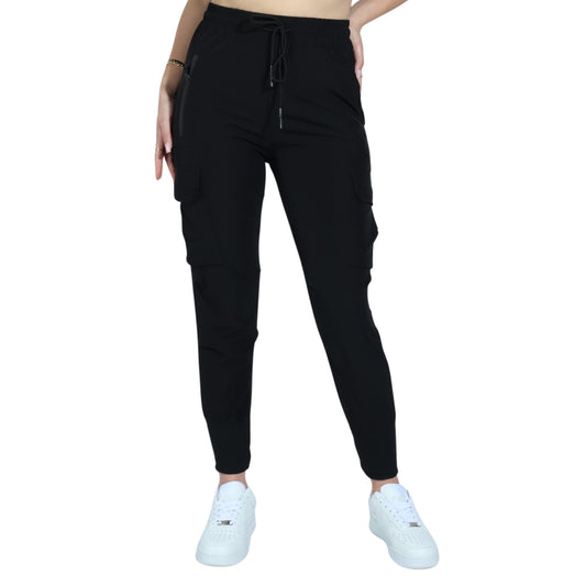BRANDS & BEYOND Womens Bottoms M / Black Pull Over Sweatpants