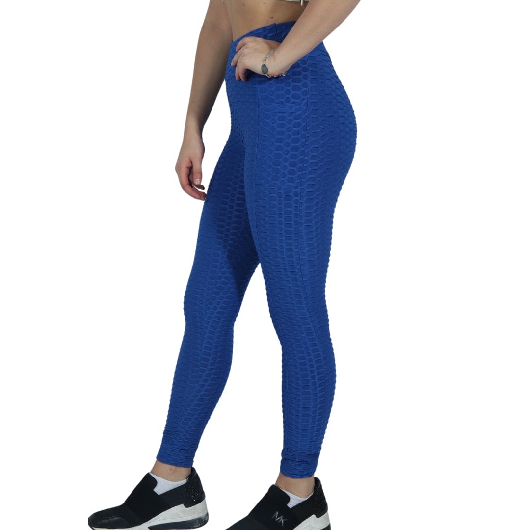 BRANDS & BEYOND Womens Bottoms S / Blue Scrunch Butt Ankle Length Legging