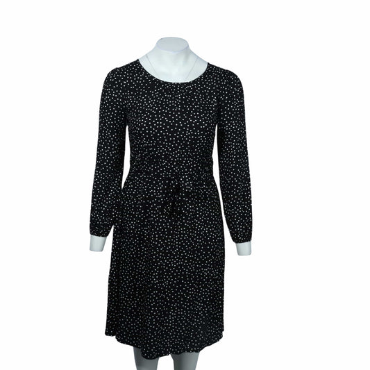 BRANDS & BEYOND Womens Dress M / Multi-Color Polkadot long sleeve dress